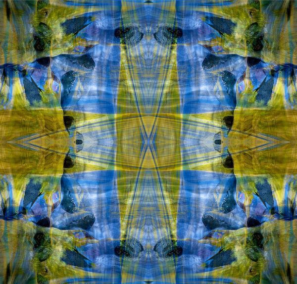 Jaynes Gallery 아티스트의 Blue and yellow abstract작품입니다.